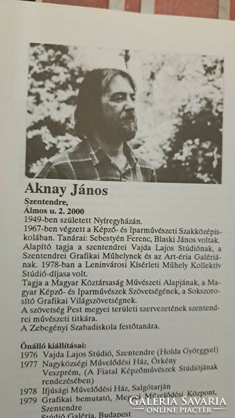 Termék neve:	Aknay János, Breznai Péter ,Kis Tóth Ferenc, Matyófalvi Gábor, Vincze Ottó 1992 Vajda