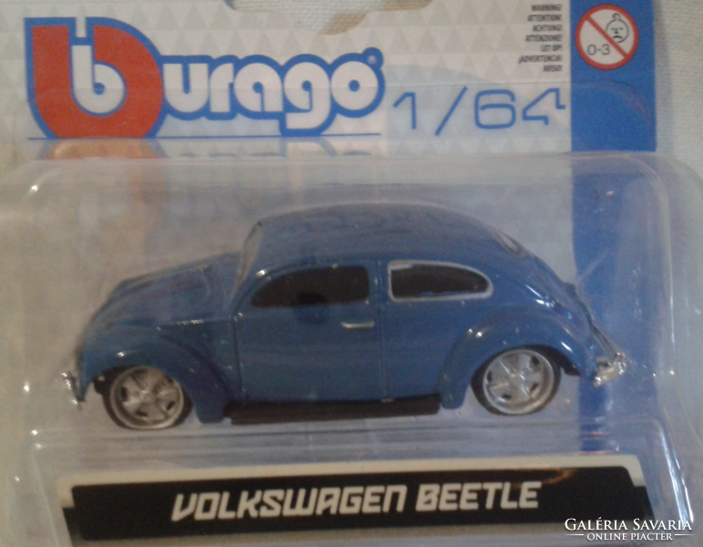 Bburago 1/64 , Volkswagen Käfer/Beetle/bogár) kisautó modell