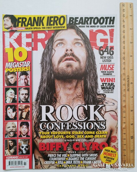 Kerrang magazine 16/7/9 biffy clyro death spells ghost babymetal muse beartooth slipknot borland day