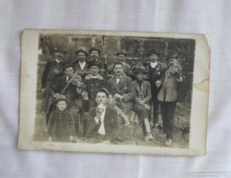 Vintage photo 10.: Musicians, gypsy musicians