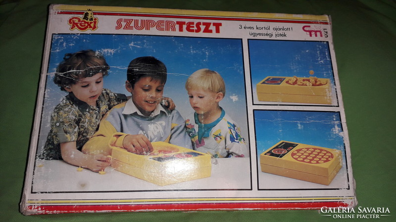 Retro extremely rare - Hungarian - super test - interactive logical board game according to the pictures