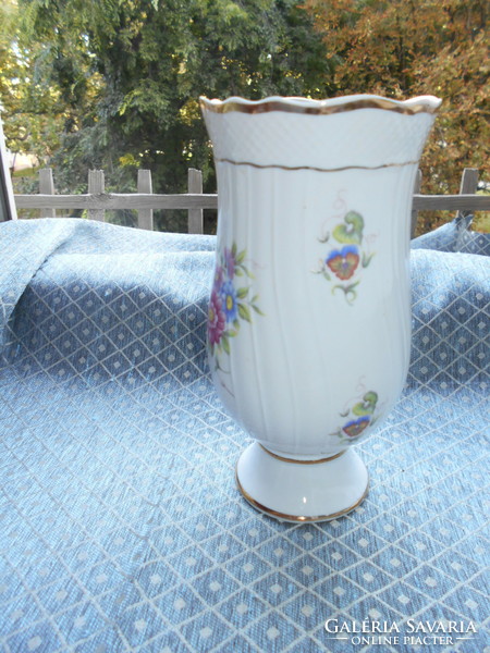 Ravenclaw porcelain, vase with morning glory pattern. 18 Cm