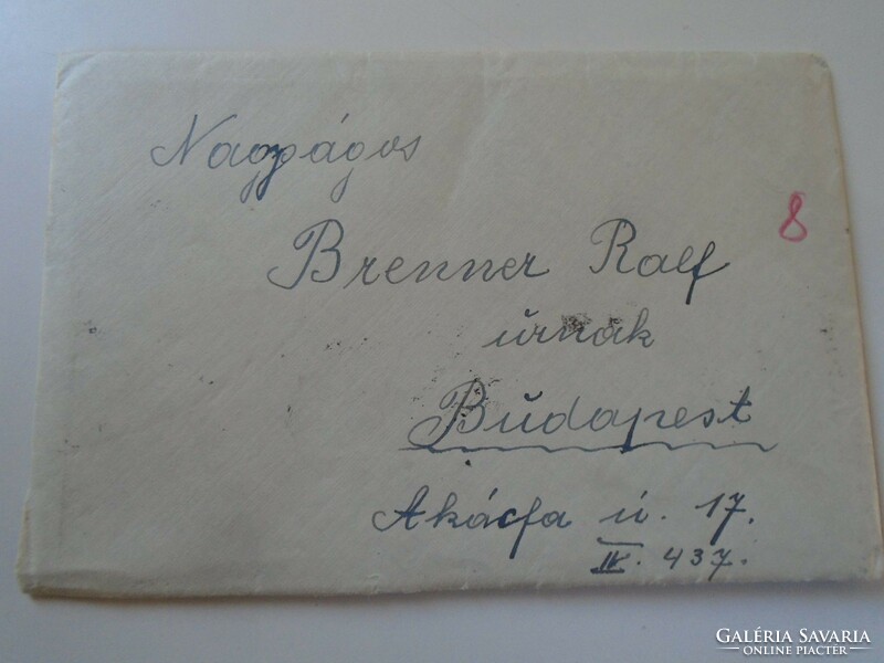 D197968 letter 1932 hermit garden - to Mr. (Ralf) Adolf Brenner, Budapest - with contents