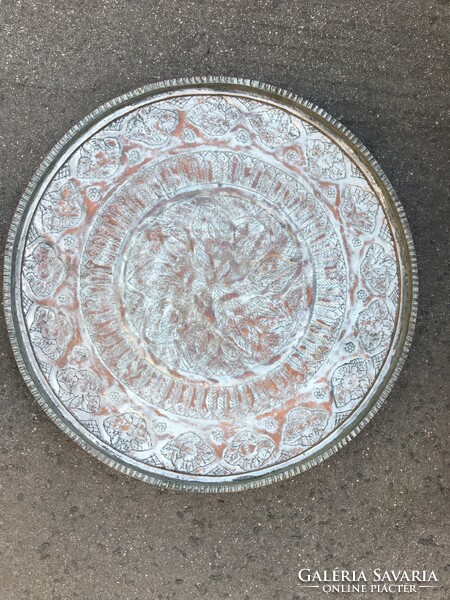 Nagy (68 cm) iráni fém tányér