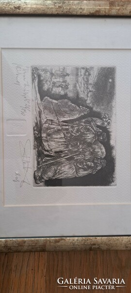 Márton Takats, 2006 etching, marked, signed, numbered (28/150).