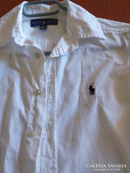 Ralph lauren white casual boy shirt!
