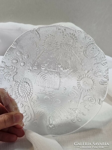 Kosta boda ice glass bowl - designed by göran wärff, a piece of the dalom series