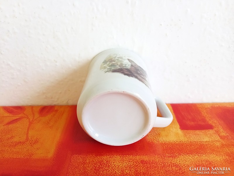 Ceramic mug with cats