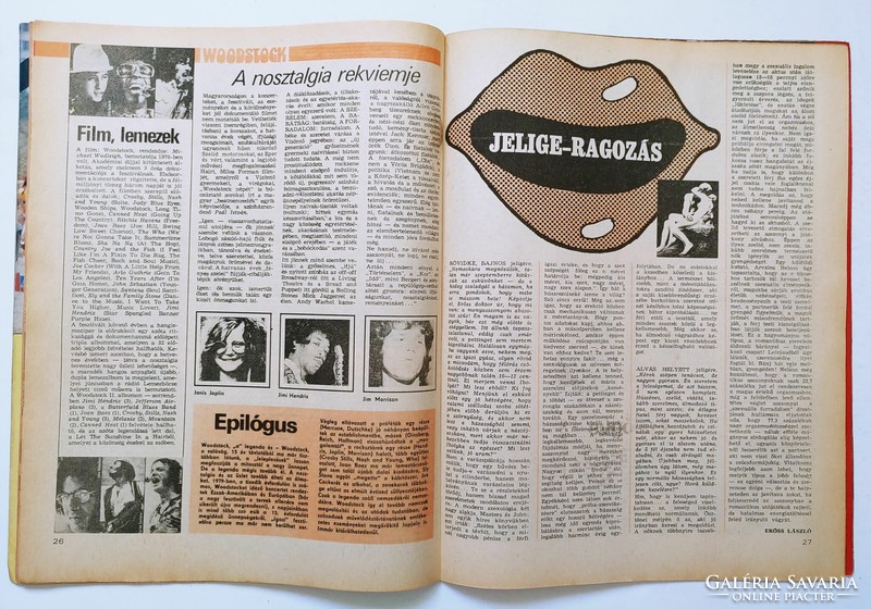 Világ Ifjúsága magazin 84/8 Rock Steady Crew Duran Judas Priest Queen Woodstock Ohcet