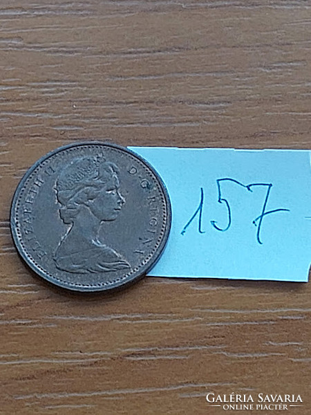 Canada 1 cent1976 ii. Queen Elizabeth, bronze 157.