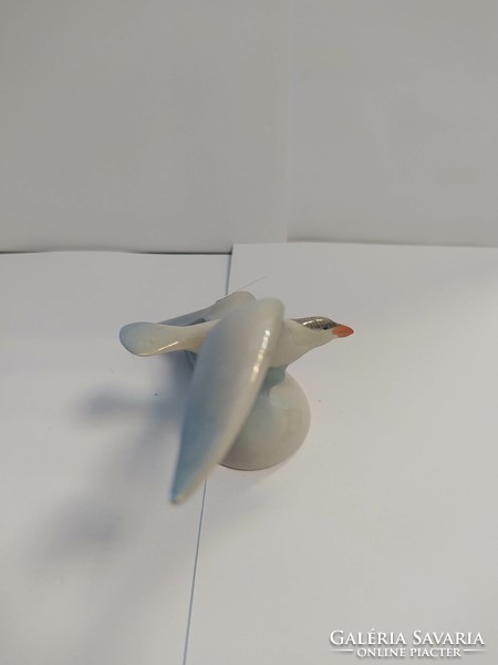 Antique drasche porcelain seagull