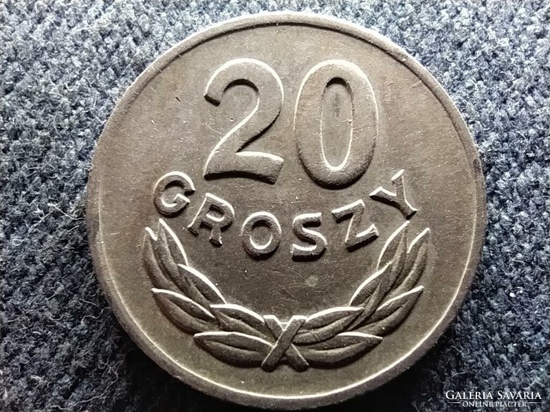 Lengyelország Második Köztársaság (1944-1952) 20 Groszy RÉZ-NIKKEL 1949  (id75587)