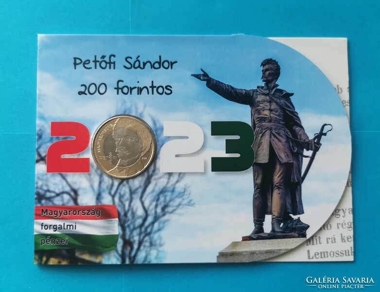 Petőfi Sándor 200ft bliszter! Mindösszesen 500db készült! Magánkiadás!