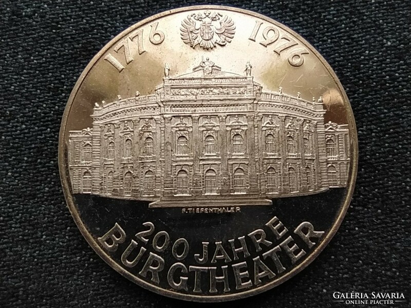 Ausztria 200 éves a Burgtheater .640 ezüst 100 Schilling 1976 PP (id9071)