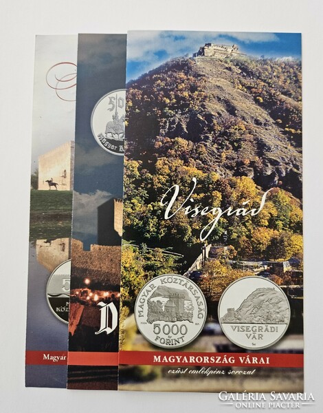Mnb information booklet for 3 Hungarian castles silver commemorative coin series