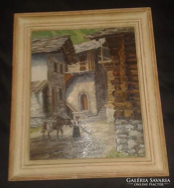 Painting signed A.Besse