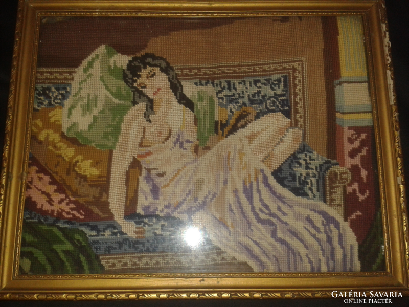 Goblein kép női akt üvegezett keretben