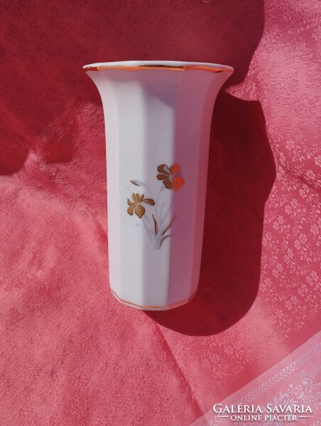 Beautiful, gilded porcelain vase