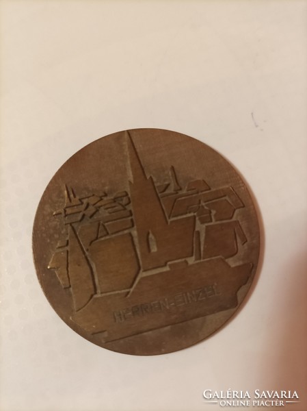 Herren-Einzel Bécs 1970 bronz plakett