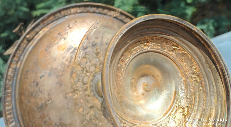 Biedermeier pedestal fruit bowl - centerpiece