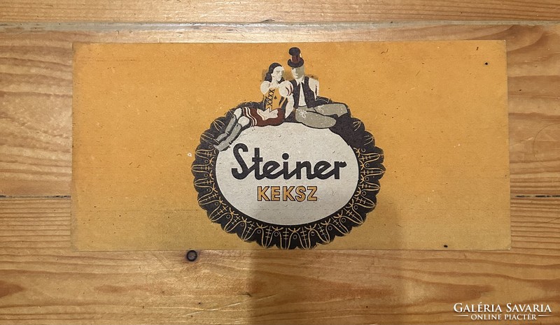 Advertising sheet for Steiner biscuits