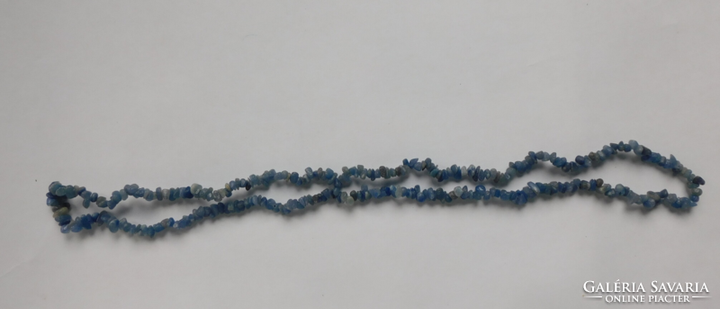 Kék aventurin gyöngysor (körmérete 86 cm)