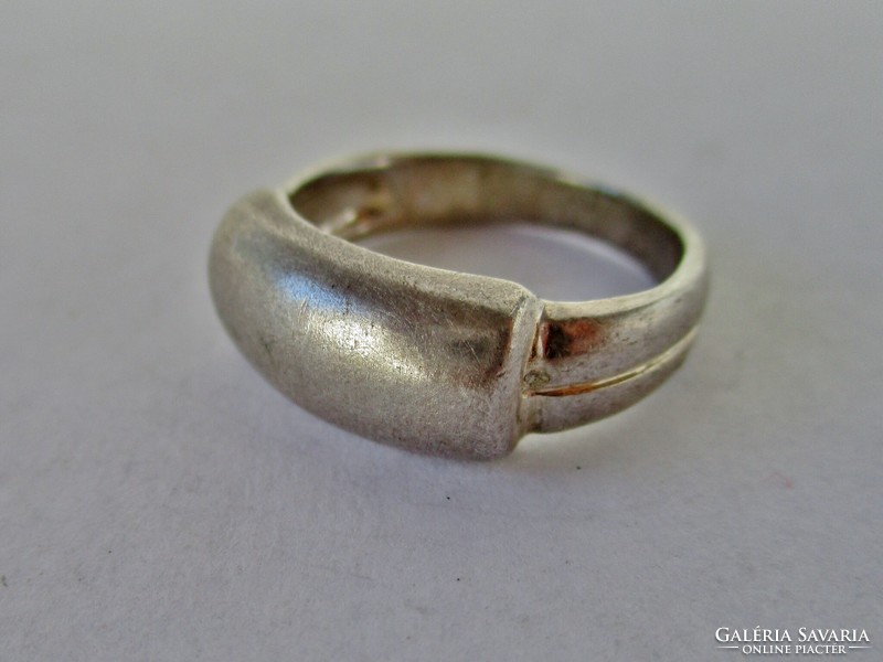 Nice small handcrafted silver ring