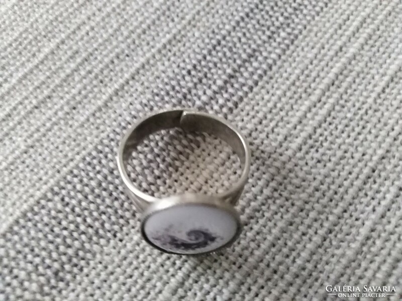 Fire enamel insert - ring / women's