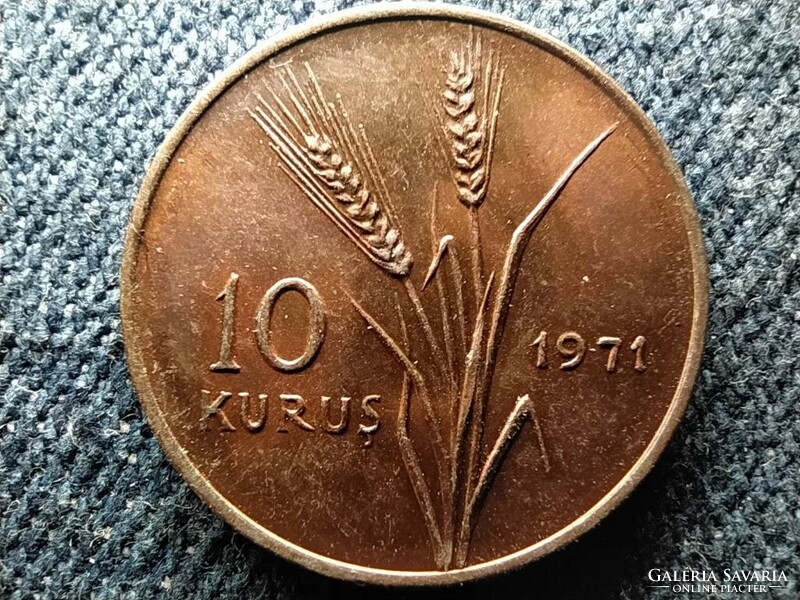 Turkey 10 kurus 1971 (id57403)