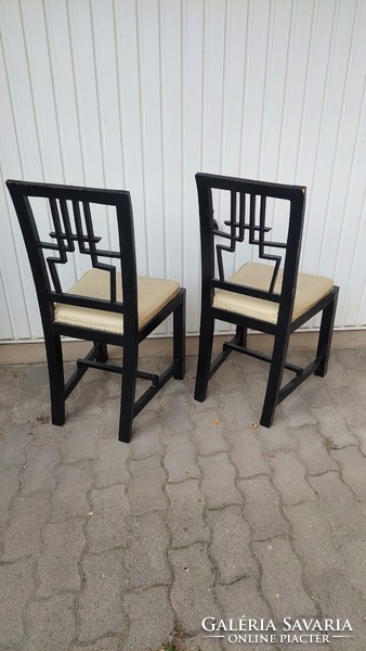 Pair of French art deco chairs