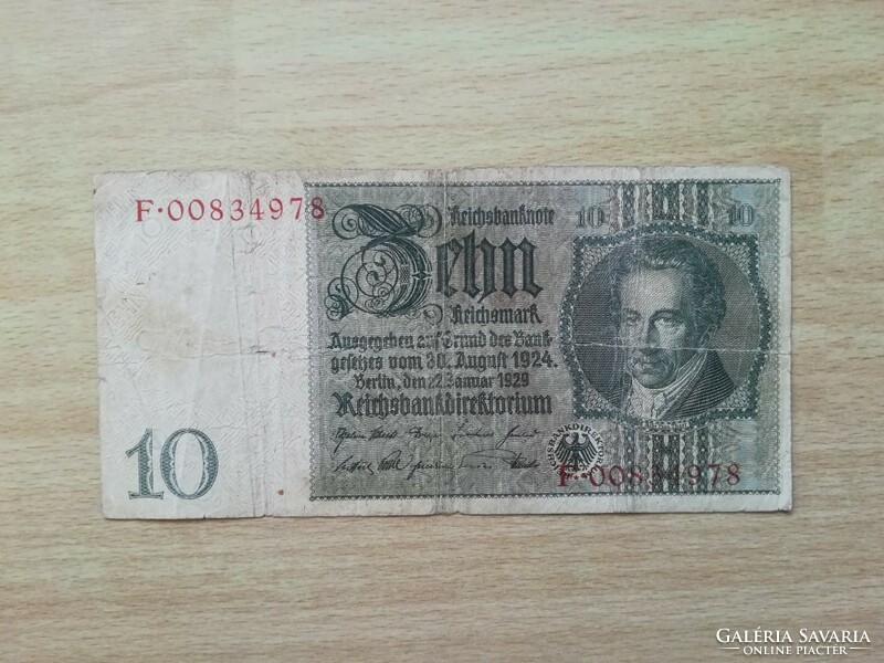 Germany 10 Reichsmark 1929