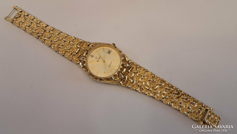 Elgin gold plated quartz watch