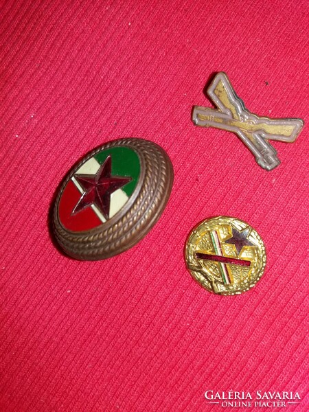 Old Hungarian military badges 3 in one according to the pictures