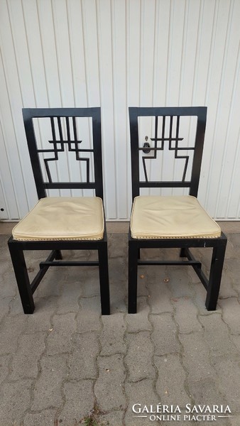 Francia Art Deco szék pár