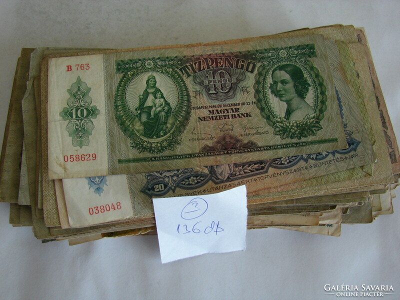 136 db vegyes pengő lot. T2/3  Lot  3.