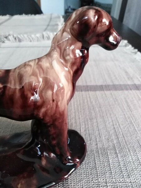 Mezőtúr ceramic dog - greyhound