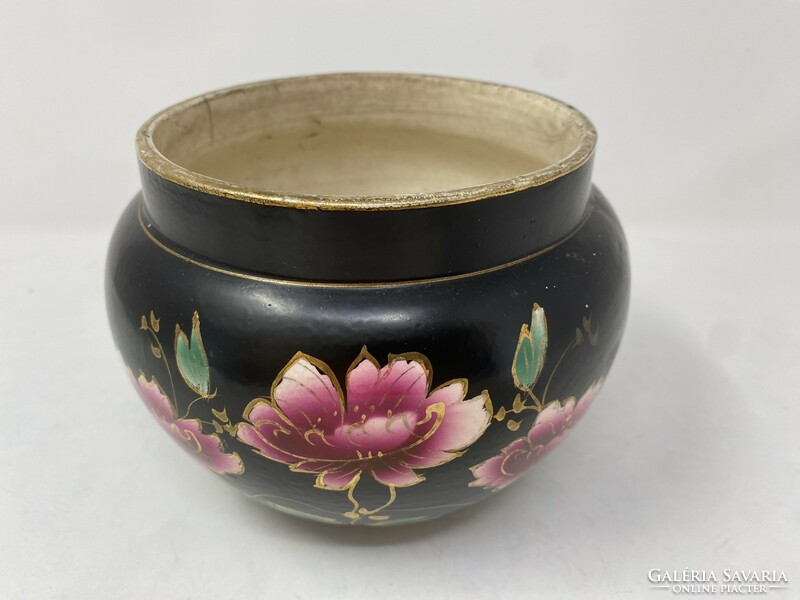 Decorative bute England English lotus floral pond pink ceramic pot, vase