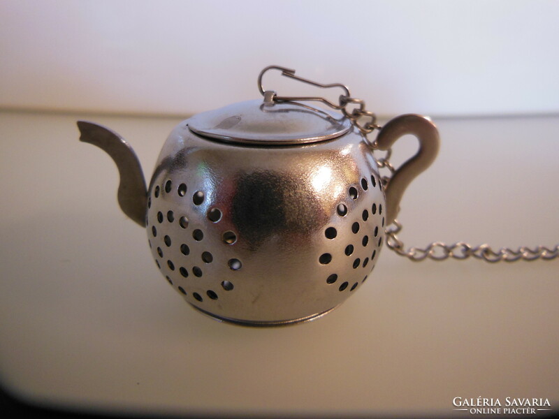 Tea nut - 5 x 3.5 cm - stainless steel - retro - Austrian - perfect