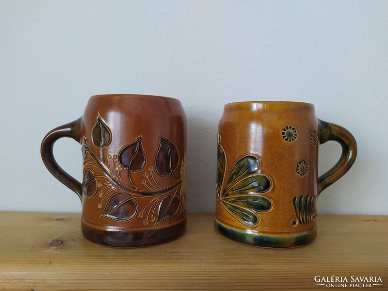 Rembserhof ceramic (achim gelhard) mug/jug pair