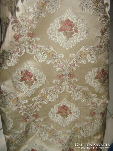 A beautiful silk brocade bedspread