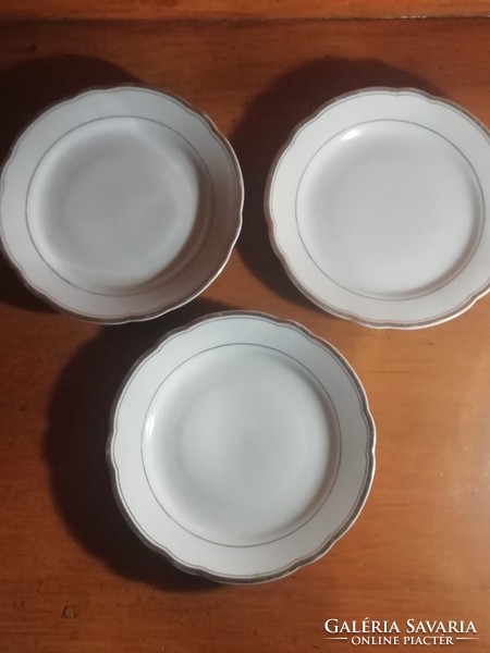 Old kahla cake small plates, 3 pcs