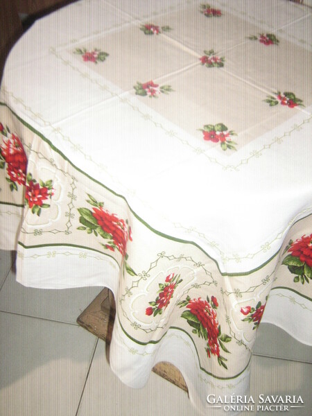 Beautiful floral tablecloth
