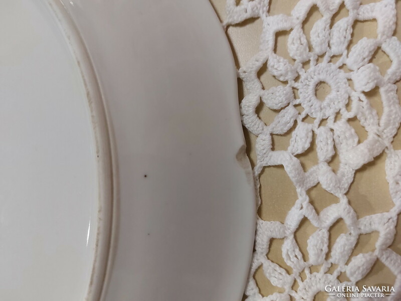 Zsolnay, white cake plate, serving plate