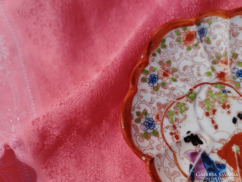 Japán porcelán gésás csészealj pótlásra