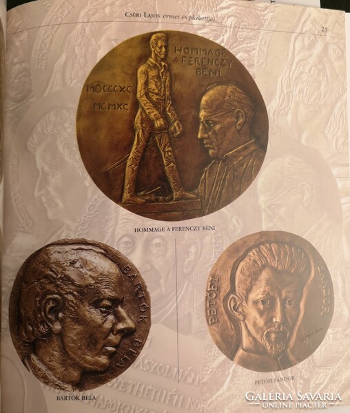 Medals and plaques of sculptor and medal artist Lajos Cséri