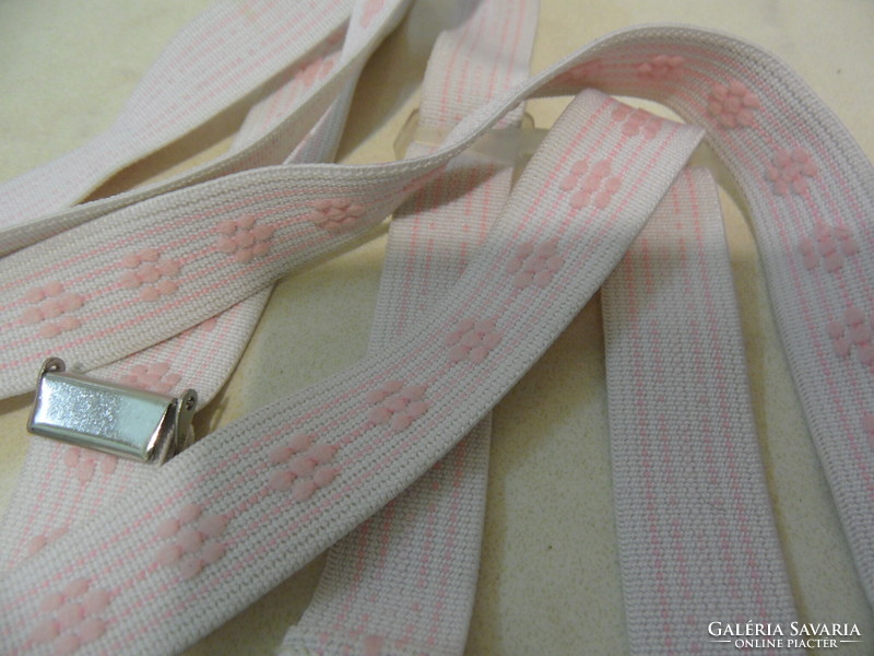 Rózsaszín női gumis nadrágtartó