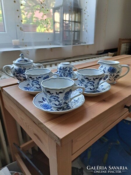 Blue Danube japán porcelán teás készlet