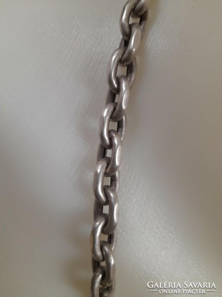Uniquely made 925 silver baraka, barakka unisex necklace. 50 grams.