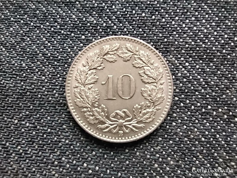 Switzerland 10 rappen 1964 b (id19173)