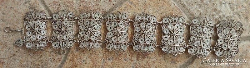 Antique fillig silver bracelet
